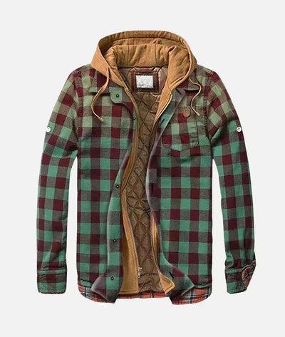 Alain – Veste patchwork à carreaux